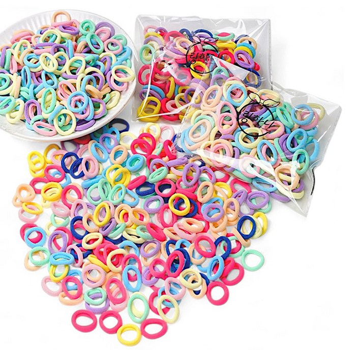 링하나 꼬미 안 아픈 무봉제 도넛 머리끈 RH6 200p