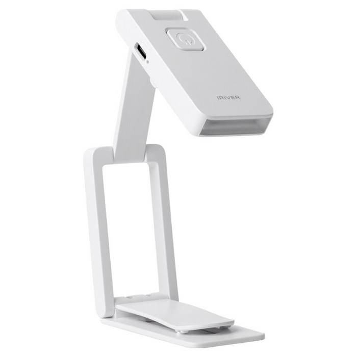 아이리버 LED 클립형 접이식 무선 독서 색온도 밝기 조절 C타입 충전 3구 램프 ICL600