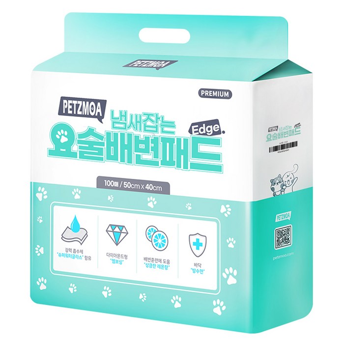 페츠모아 냄새잡는 요술 배변패드 프리미엄 엣지