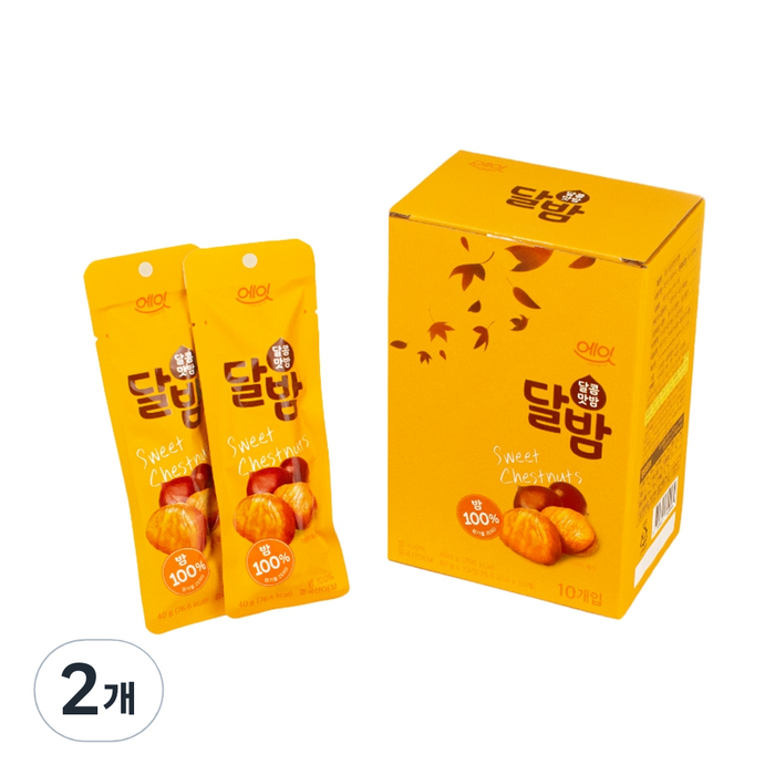 에잇 달콤맛밤 달밤, 400g, 2개