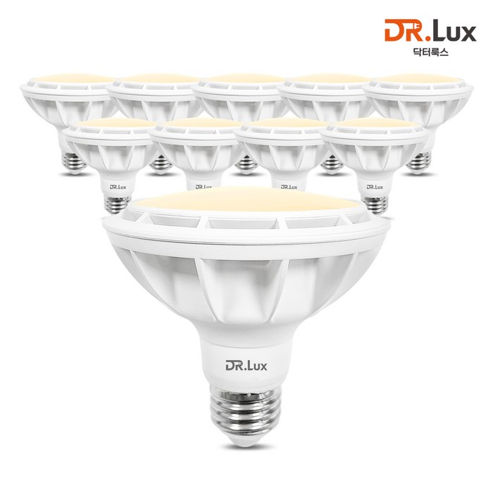닥터룩스 LED PAR30 15W 확산형, 10개, 전구색 닥터룩스 LED PAR30 15W 확산형, 10개, 전구색