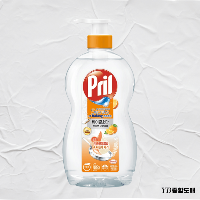 프릴 베이킹소다 오렌지 주방세제, 700ml, 1개