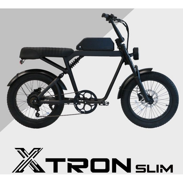 2025 퀄리스포츠 엑스트론 슬림 자토바이 전기자전거 48V 500W 모터 20Ah 배터리 풀서스펜션 전기팻바이크 자토바이