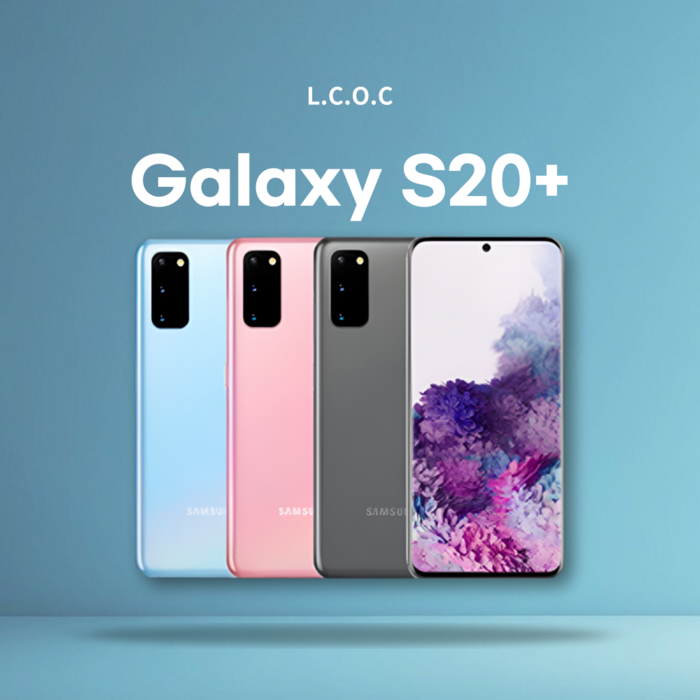 갤럭시 S20플러스 가개통, 미사용, 새제품, 풀박스,,3사 호환, 알뜰폰 사용가능,256GB