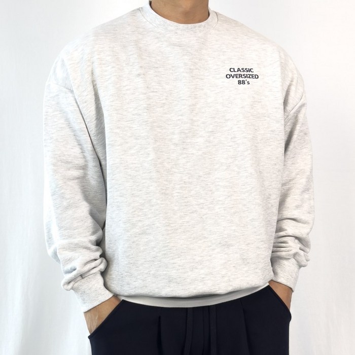 PACIENCIA 클래식 오버사이즈 맨투맨