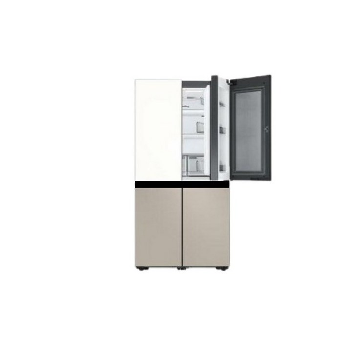 삼성 2024 비스포크 냉장고 5도어 RF85DB91F1HWB 사틴화이트베이지