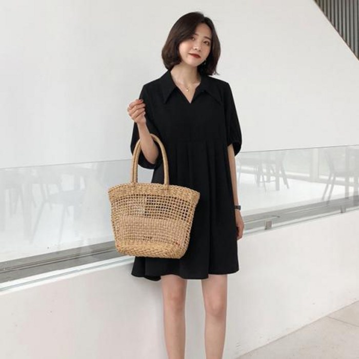 뉴욕멋쟁이 브라인 베이직 카라원피스 55사이즈부터 99사이즈까지 뉴욕멋쟁이 브라인 베이직 카라원피스 55사이즈부터 99사이즈까지