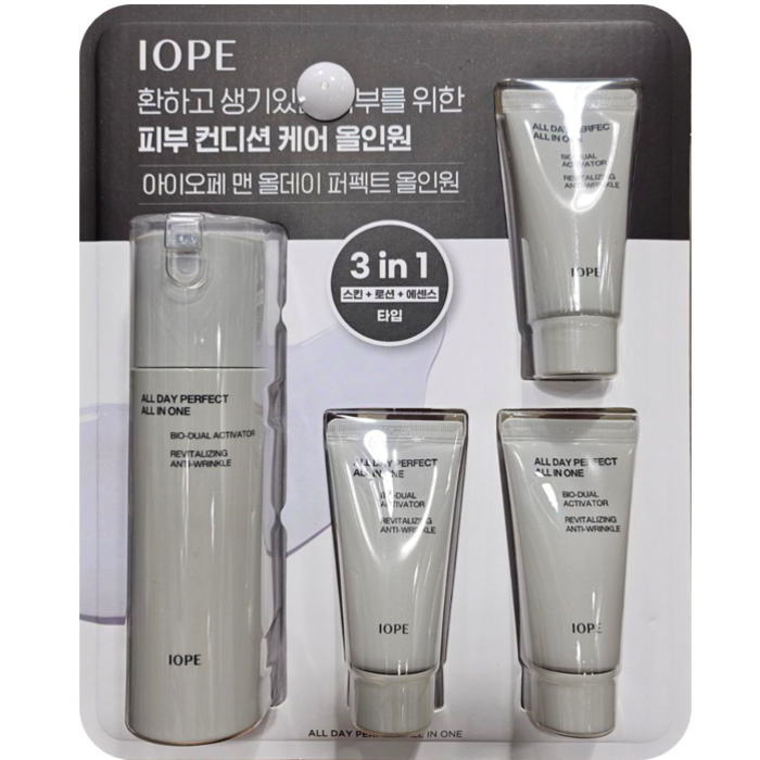 아이오페 맨 올데이 퍼펙트 올인원 120ml30ml X 3개