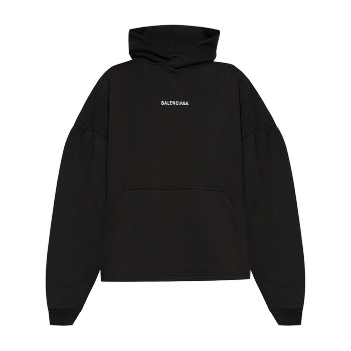 발렌시아가 로고 자수 후디