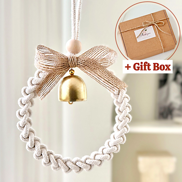 선물포장 재물과 행운을 부르는 현관 도어벨 풍경 종