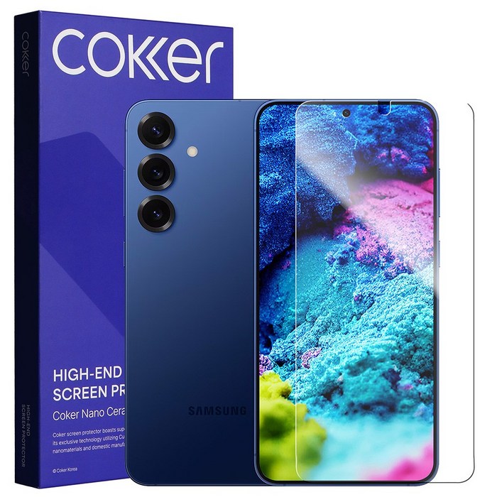 코커 반사제로 AR 스크래치강화 액정 보호필름 2p 세트, 2개