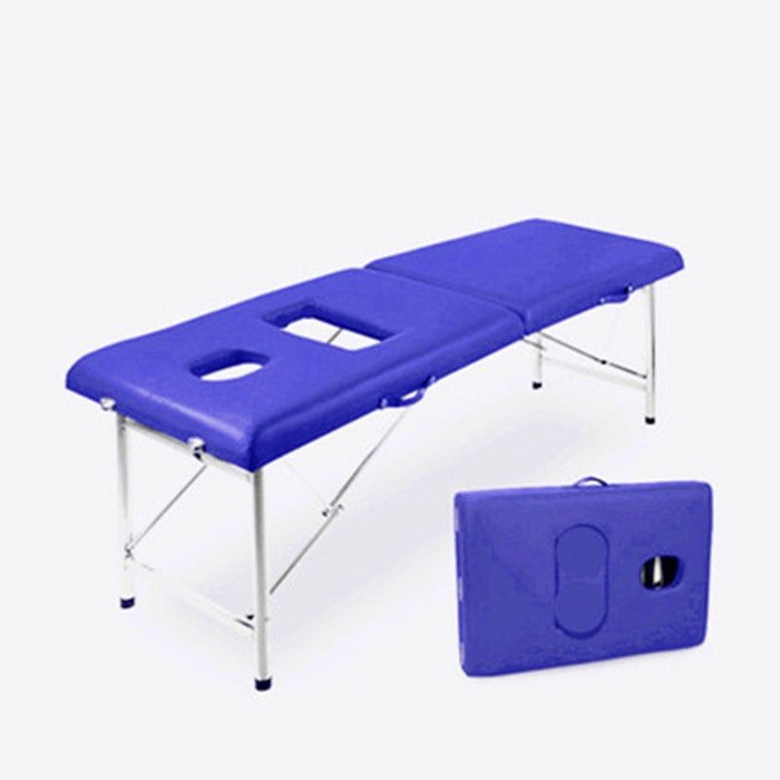 미용 베드 산후 조리원 마사지 피부샵 반영구 구멍 접이식 침대, E.70와이드블랙높이조절가능
