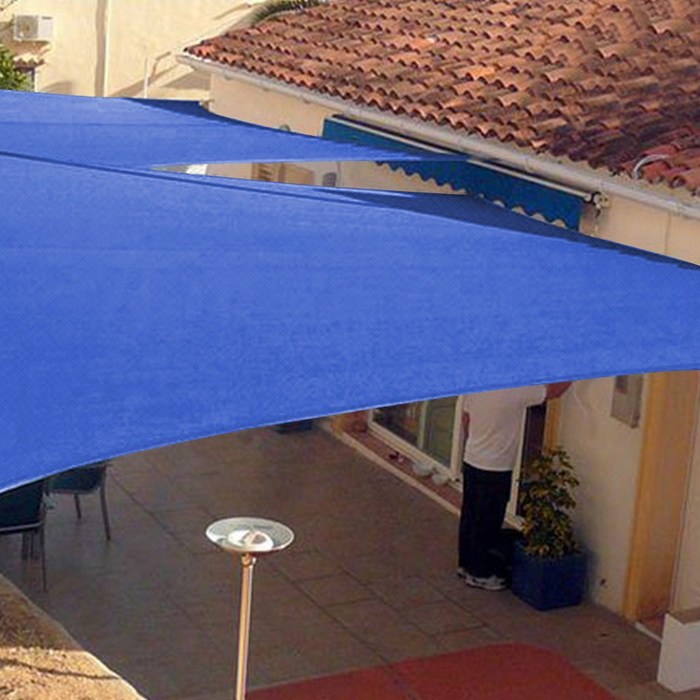 21세기트랜드 릴렉스 라이프 타프, A라인 직사각 메쉬블루 5X7M, 1개