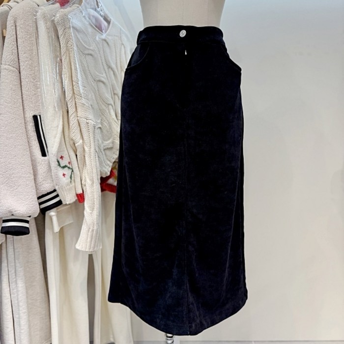 에잇컨셉 윈터 큐브 기모 스커트 C25L1FSK003BC1