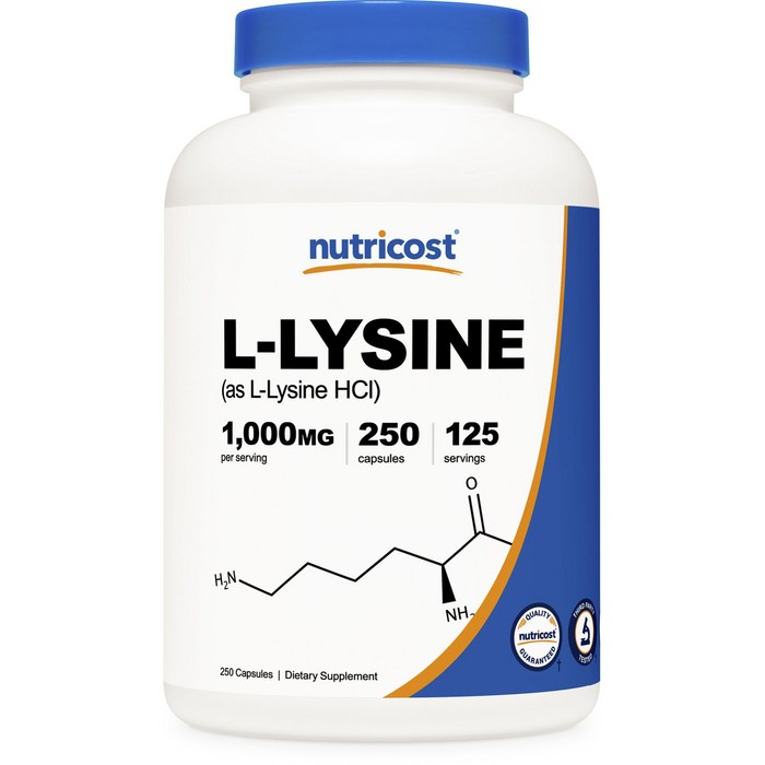 뉴트리코스트 L리신 1000mg 캡슐
