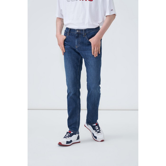 타미힐피거 슬림핏 다크블루 데님 팬츠 T32C1NES45TMT21BN