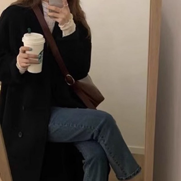 모직코트 겨울코트 여성모직 롱코트 마렌비아 모직 SD1000488