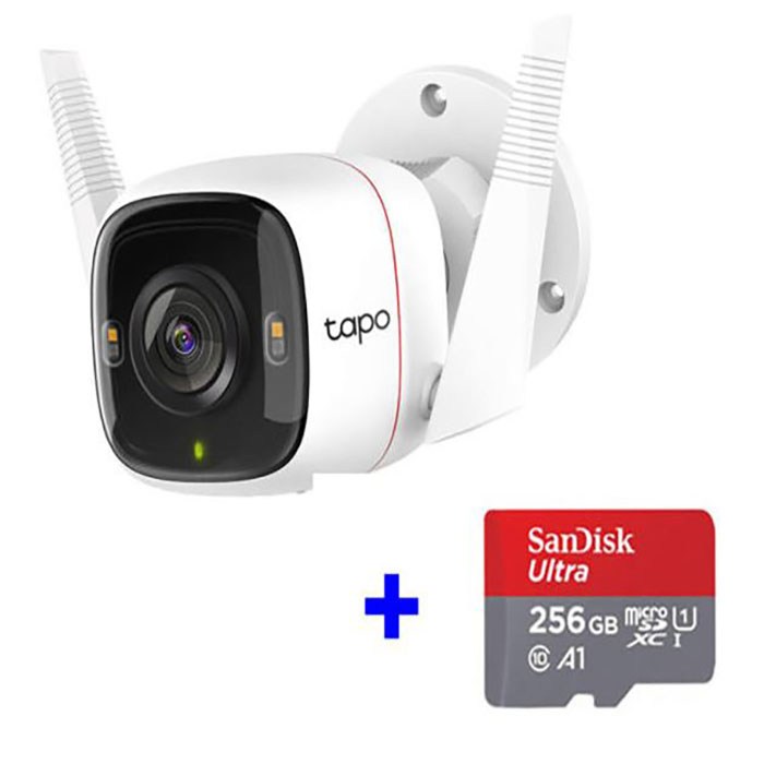 티피링크 Tapo C320WS 홈CCTV + CCTV전용 Micro SD 카드 (실외,가게,공장등)