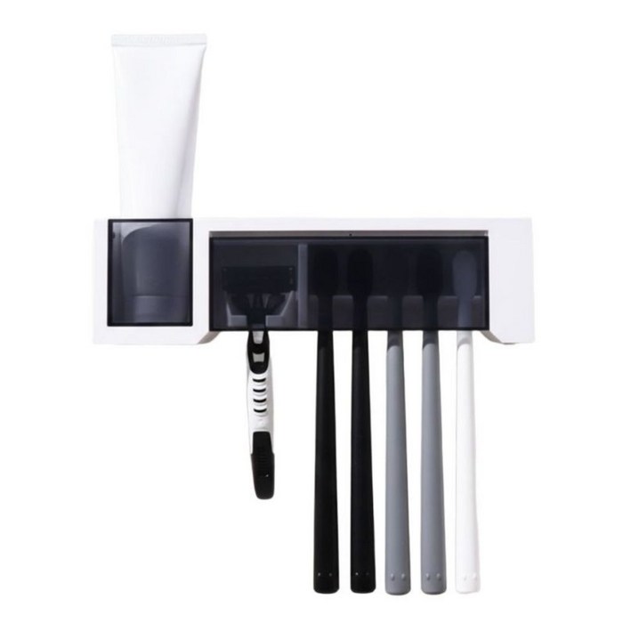 모디노 벽걸이형 24시간 히팅건조 유선 칫솔 살균기