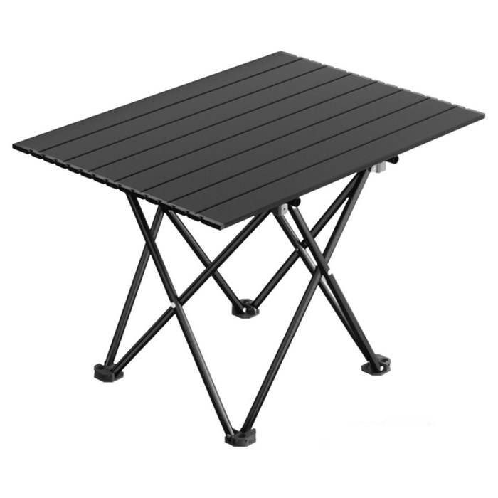 Mushroom deer 아웃도어 초경량 폴딩 캠핑 테이블, 블랙