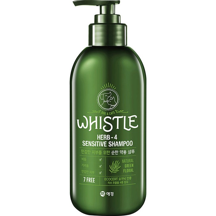 휘슬 허브4 약용 반려동물 샴푸, 500ml, 1개 휘슬 허브4 약용 반려동물 샴푸, 500ml, 1개