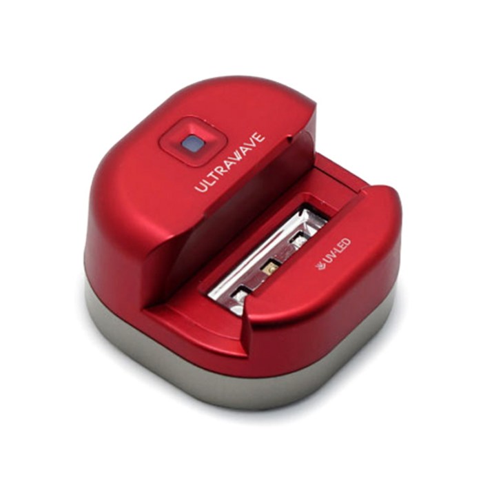 울트라웨이브 UVC LED 가정용 무선 면도기 살균기 레드 RS01, RS01