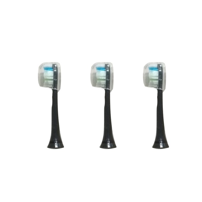 토비메모리 필립스 호환 전동 칫솔모 소닉케어 HX6014 HX6064 다이아몬드클린 블랙 3p, 단일상품, 1개 토비메모리 필립스 호환 전동 칫솔모 소닉케어 HX6014 HX6064 다이아몬드클린 블랙 3p, 단일상품, 1개