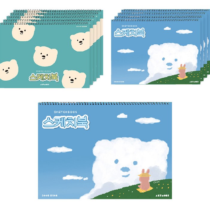 아트모아 두툼 스케치북 10p 랜덤발송 아트모아 두툼 스케치북 10p 랜덤발송