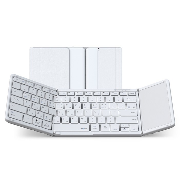 아이노트 멀티 페어링 무선 터치패드 블루투스 접이식 키보드