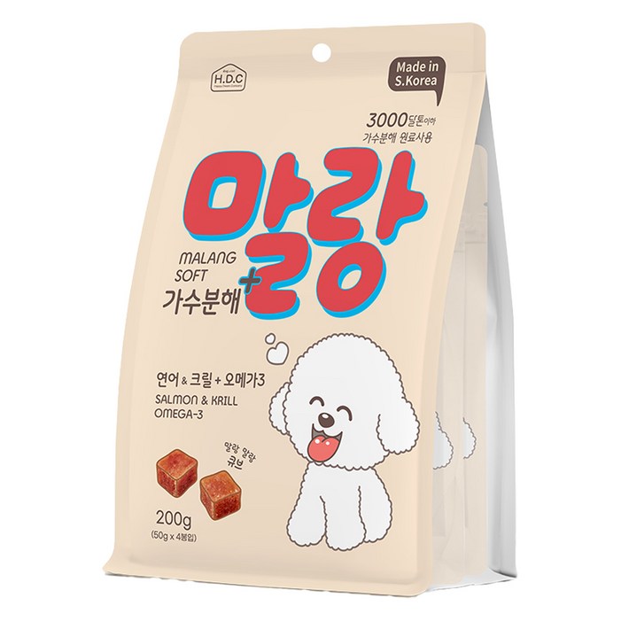 강아지 말랑소프트 가수분해  오메가3 간식 4p