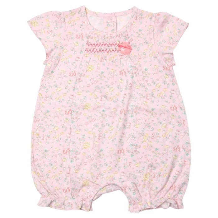 오가닉맘 여아용 통기성 여름 칼루나 반소 우주복 MEM4QE06