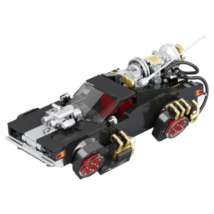 프랜드 백투더퓨처 쉐도우 스프린터 자동차 블럭 PB8801, 1개, 혼합색상