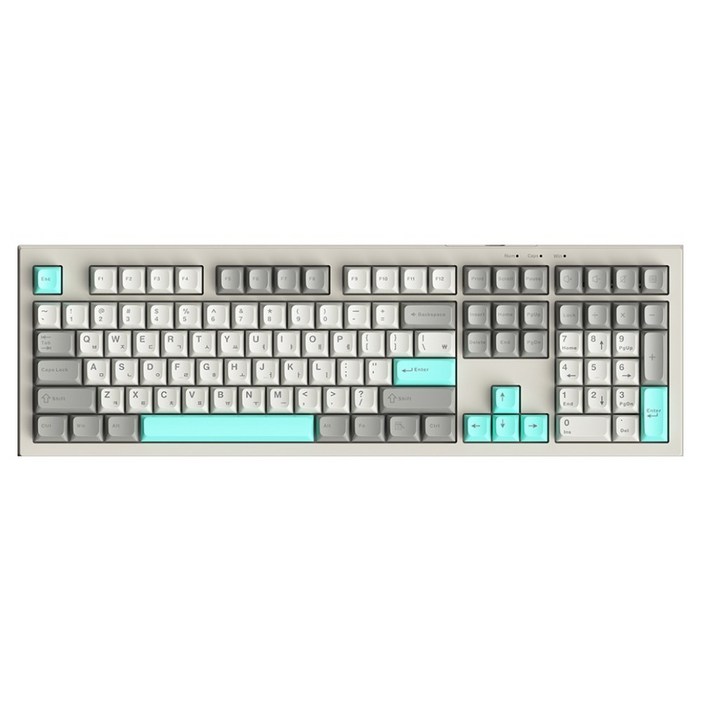 AULA 독거미 한글 저소음 펀키스 멤브레인 유선 키보드