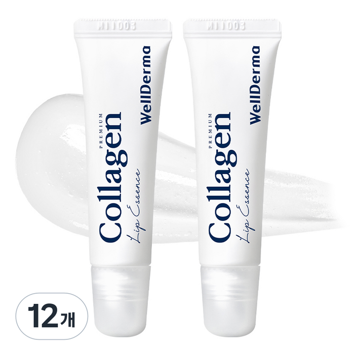 웰더마 프리미엄 콜라겐 하이드로 립 에센스, 12개, 11ml, 반투명달콤한향