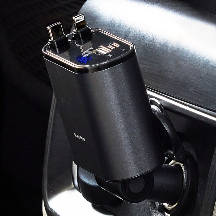 메이튼 동시4대충전 릴타입 차량용 고속 충전기 멀티형