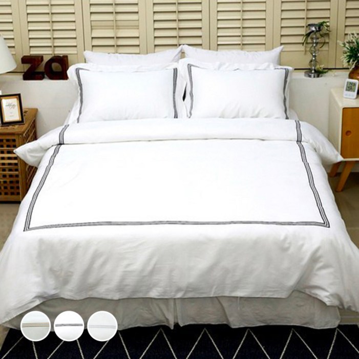 마마즈홈 이집시안 80수 호텔 침구 이불 베개 기본 세트