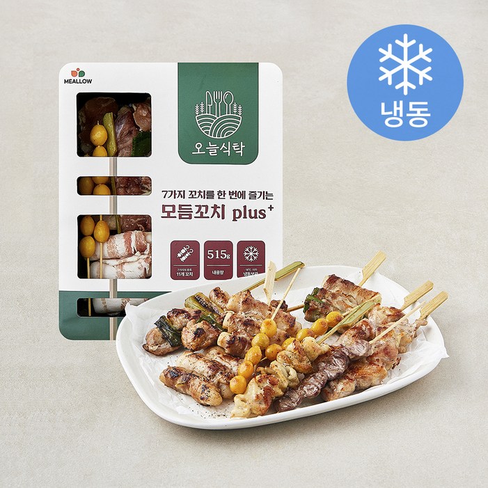로켓프레시 오늘식탁 모듬꼬치 플러스 냉동, 515g, 1개 로켓프레시 오늘식탁 모듬꼬치 플러스 냉동, 515g, 1개