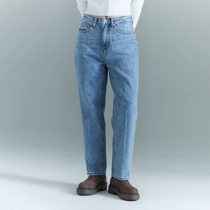 스파오 여성용 데일리지 스트레이트 진 스파오 여성용 데일리지 스트레이트 진
