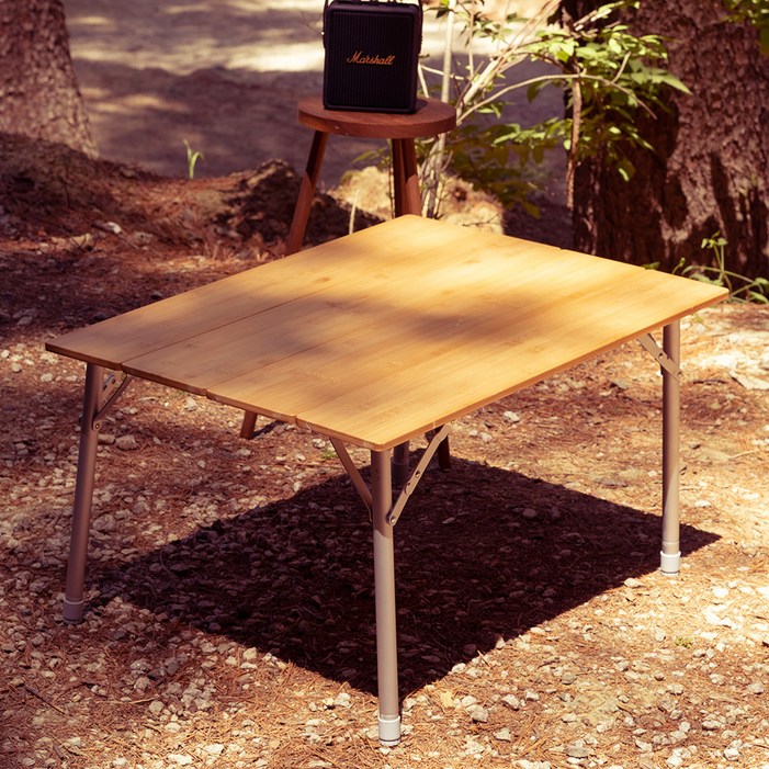 Libero 플라나 4폴딩 뱀부 테이블, BAMBOO뱀부