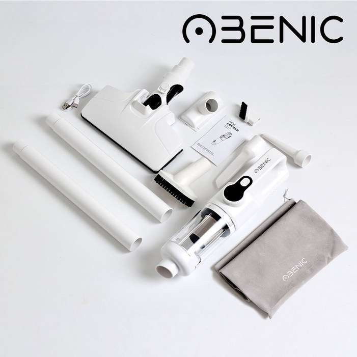 오베닉 무선 핸디청소기 BLDC 강력한 흡입력 가벼운 미니 청소기 원룸 OJEOBV1W