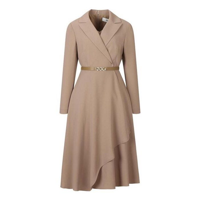 베스띠벨리 24FW 레이어드 정장 스타일 랩 원피스 BJOAI2511