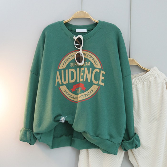 달콩 드림오버핏쭈리맨투맨 긴팔 신상 박스티