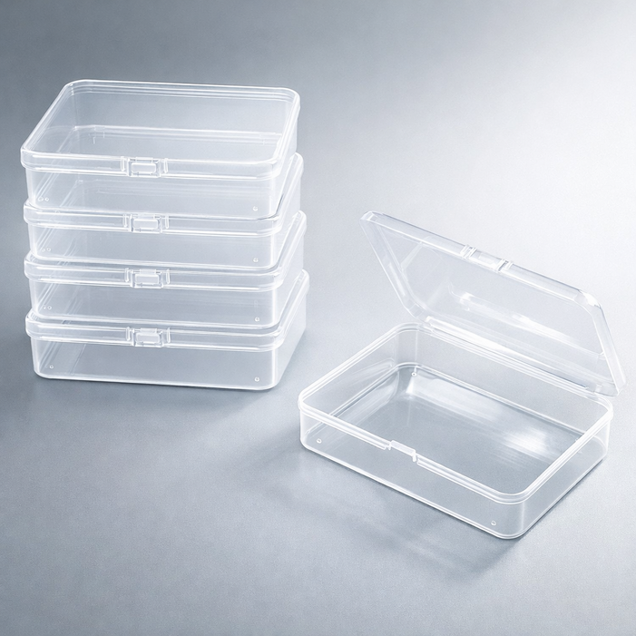 미니 투명수납정리함 직사각 10.5x7.5cm