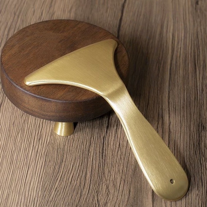 YUEMEIYD 방짜유기 괄사 마사지기 전신용 항동 경락 삽형 마사지기