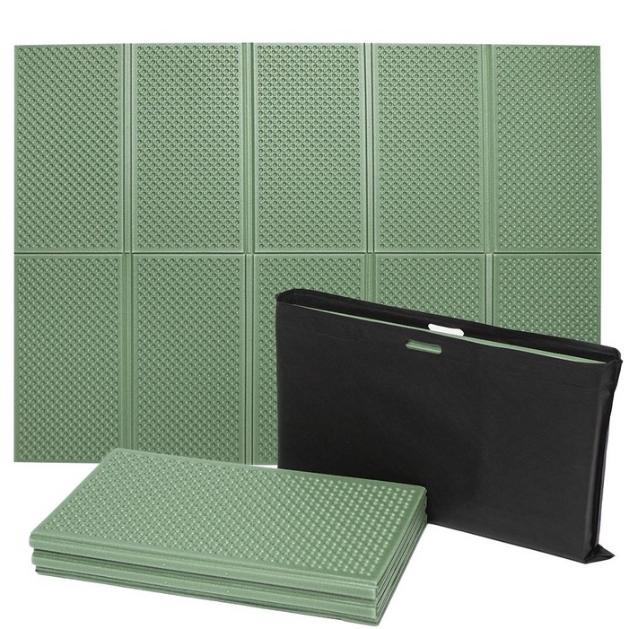 쿠셔니 캠핑매트 2단 엠보싱 발포매트 차박매트  + 보관가방 (중형 200cmx140cm 2인용)