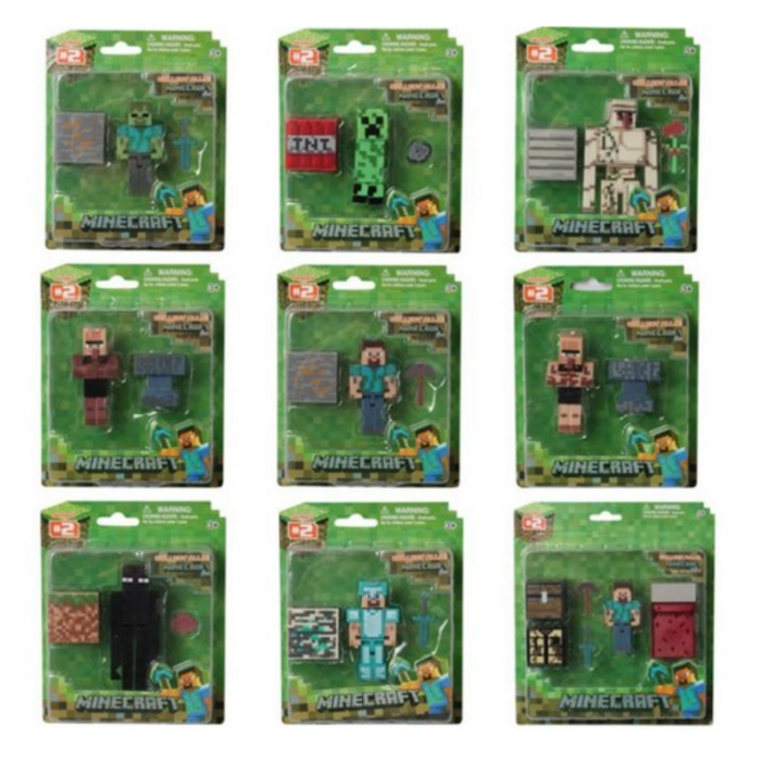 마인크래프트 피규어 9개세트 9종 장난감 상품