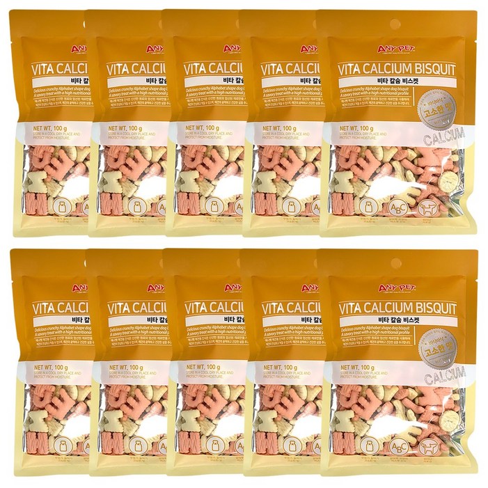 애니펫 강아지 비타 칼슘 비스켓 100g