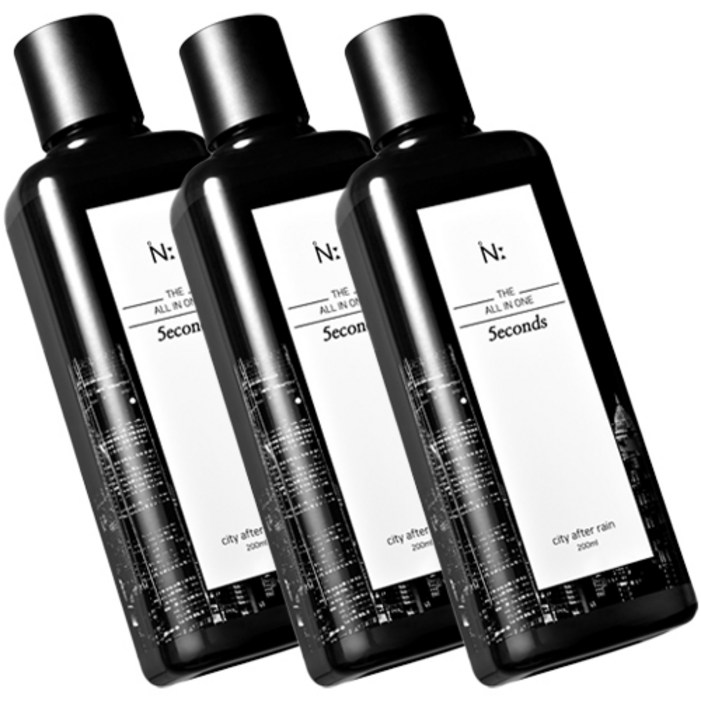 이넬릭서 파이브세컨즈 남자올인원 스킨 200ml, 200ml, 3개