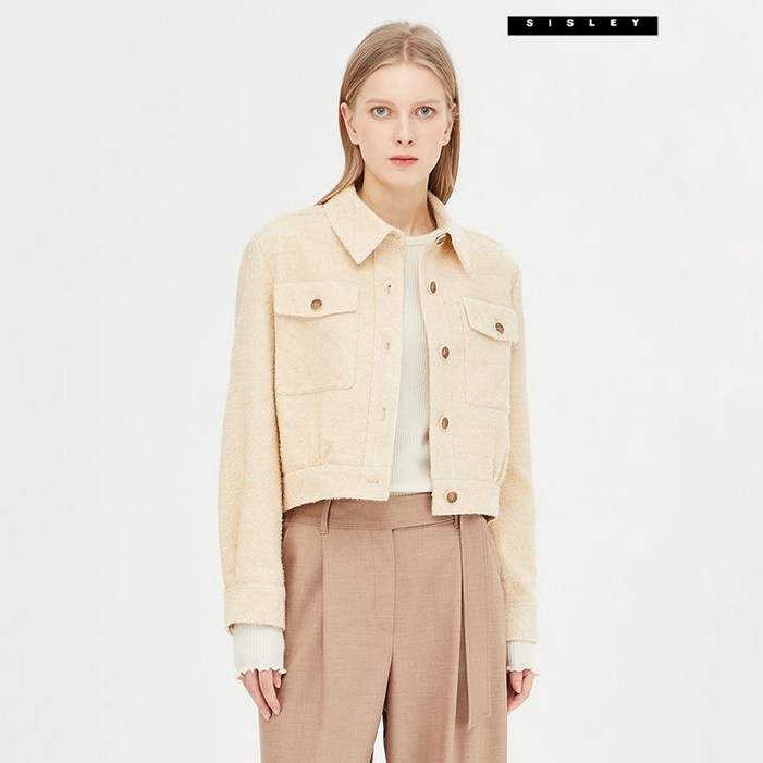 시슬리 네이르 트위드 자켓 SAJK03411