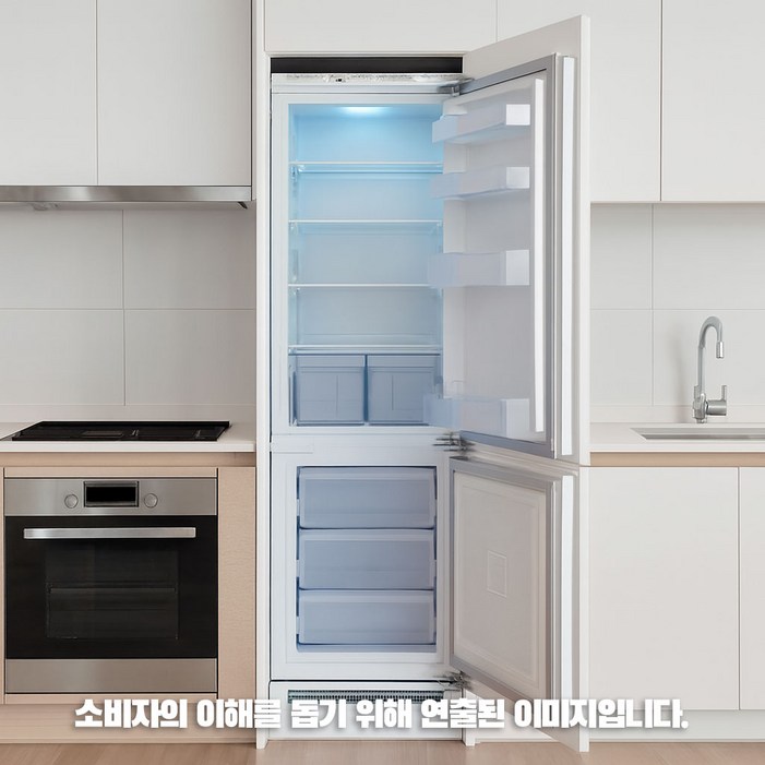 [삼성전자] RL2640YBBEC 일반냉장고 2도어 258L 빌트인 상냉장하냉동 5등급 폐가전수거 전국무료배송